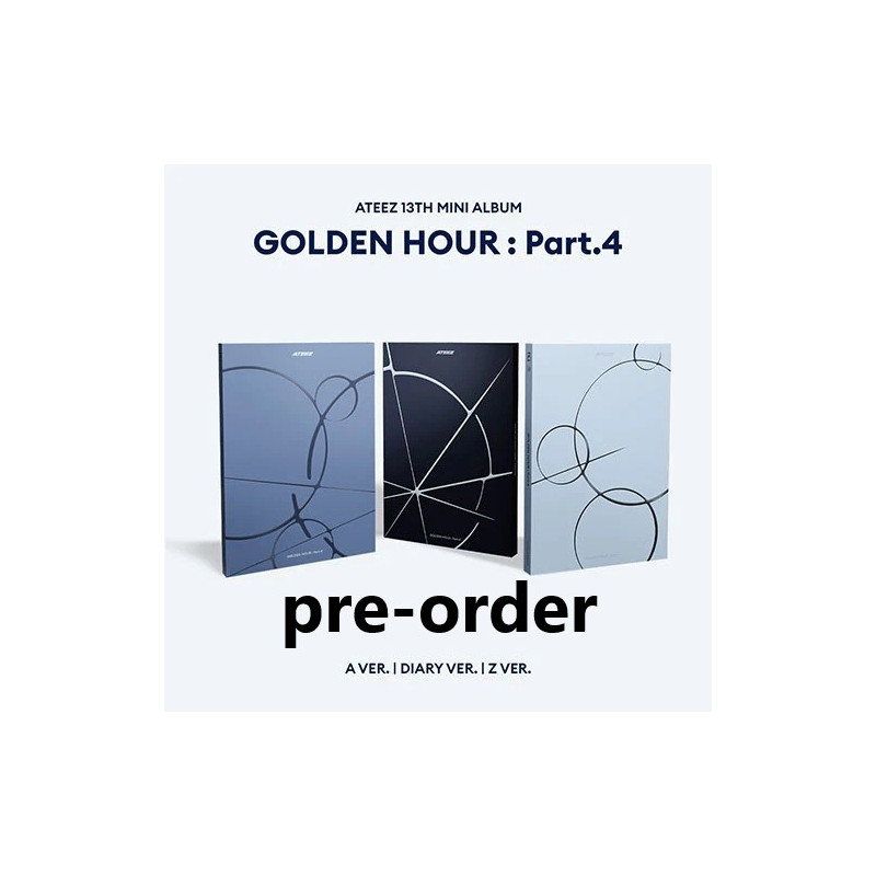 [pre-order] ATEEZ - GOLDEN HOUR : Part.4 [13th Mini Album]