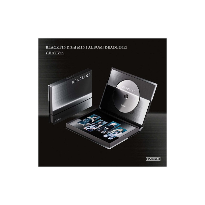 BLACKPINK - DEADLINE (GRAY Ver.) [3rd MINI ALBUM]