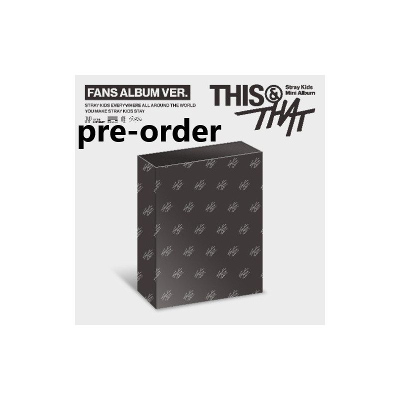 (pre-order) Stray Kids - THIS & THAT (FANS ALBUM VER.) [10th Mini Album]