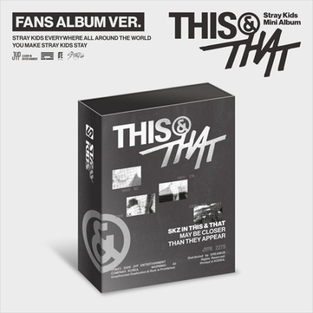 Stray Kids - THIS & THAT (FANS ALBUM VER.) [10th Mini Album]
