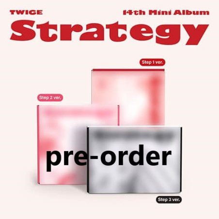 (pre-order) TWICE – STRATEGY [14th Mini Album]