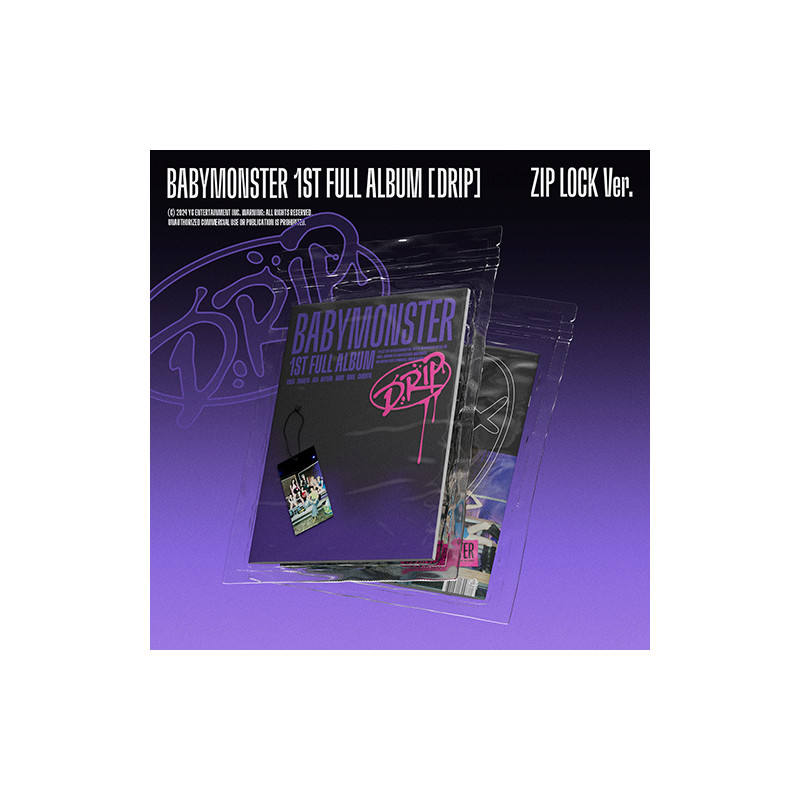 BABYMONSTER – DRIP [1st FULL ALBUM] (ZIP LOCK Ver.)