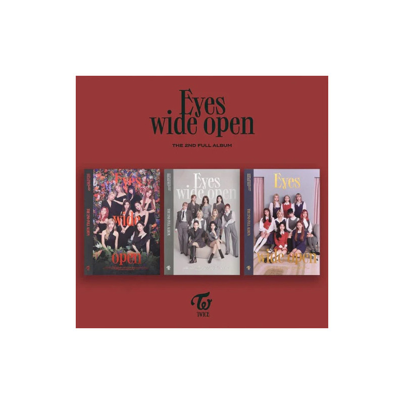 K-POP・アジア Twice Eyes wide open The 2nd album TWICE - [EYES WIDE OPEN] 2nd Album CD+Poster+Photobook+