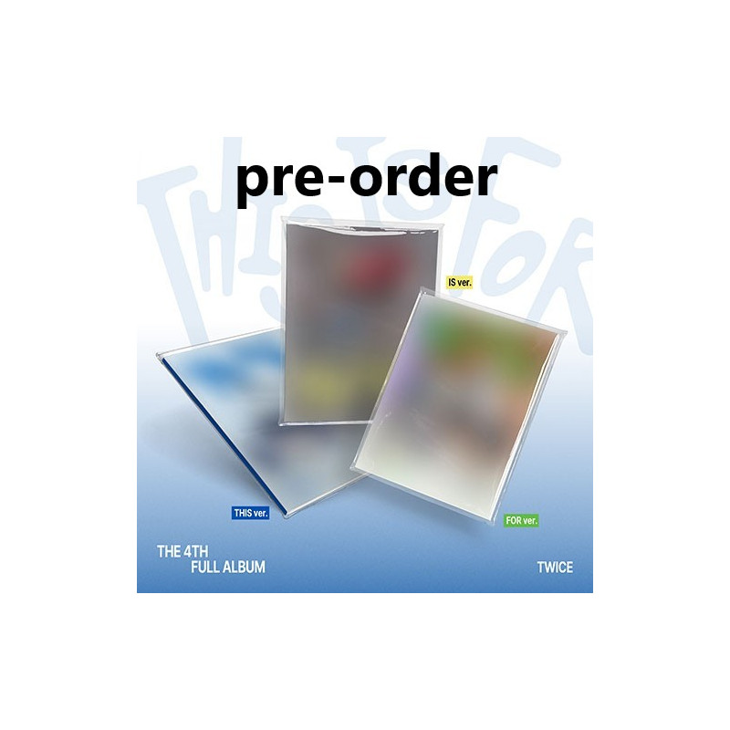 (pre-order) TWICE – THIS IS FOR [4th Album]