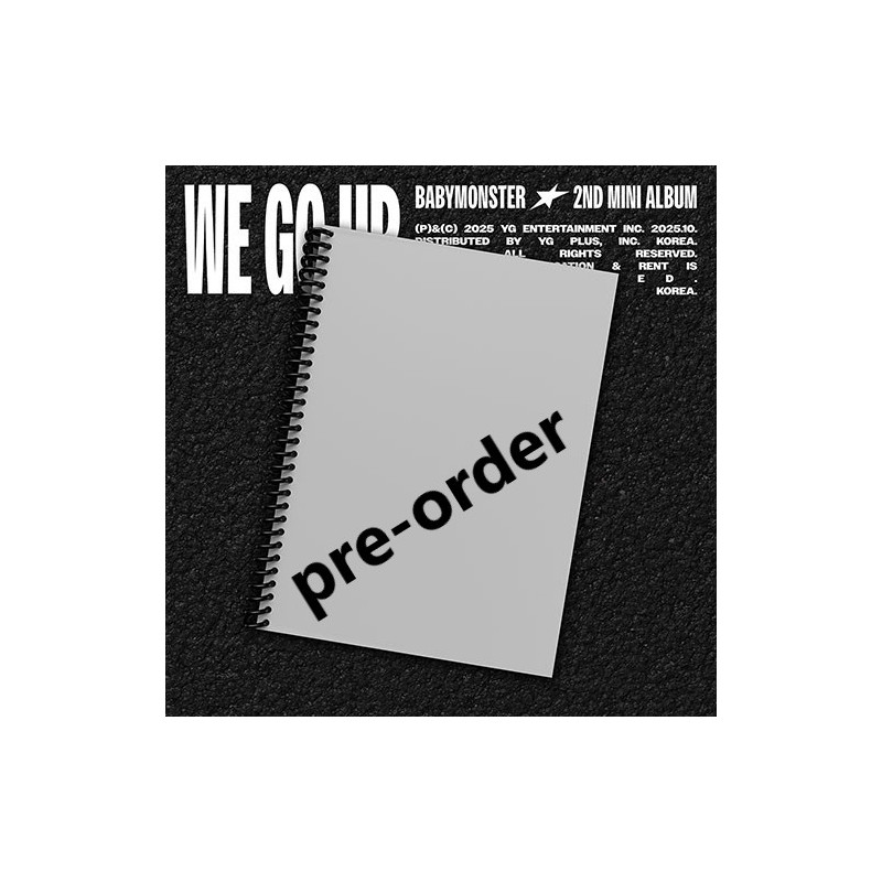 (pre-order) BABYMONSTER – WE GO UP (GO Ver.) [2nd MINI ALBUM]