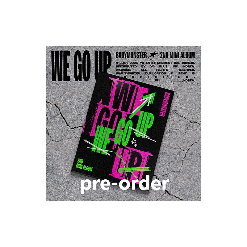 (pre-order) BABYMONSTER – WE GO UP (UP Ver.) [2nd MINI ALBUM]