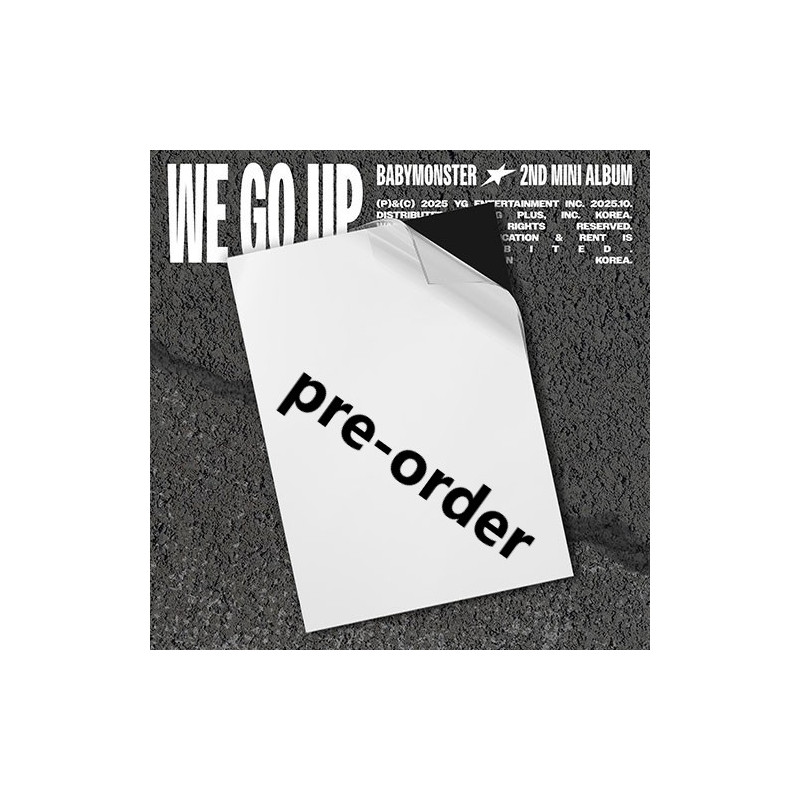 (pre-order) BABYMONSTER – WE GO UP (WE Ver.) [2nd MINI ALBUM]