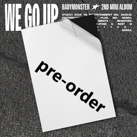 (pre-order) BABYMONSTER – WE GO UP (WE Ver.) [2nd MINI ALBUM]
